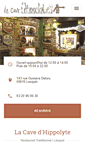 Mobile Screenshot of cave-hippolyte.com
